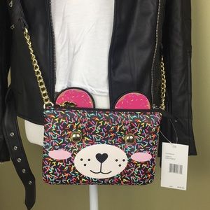 Brand new Betsey Johnson crossbody confetti bag